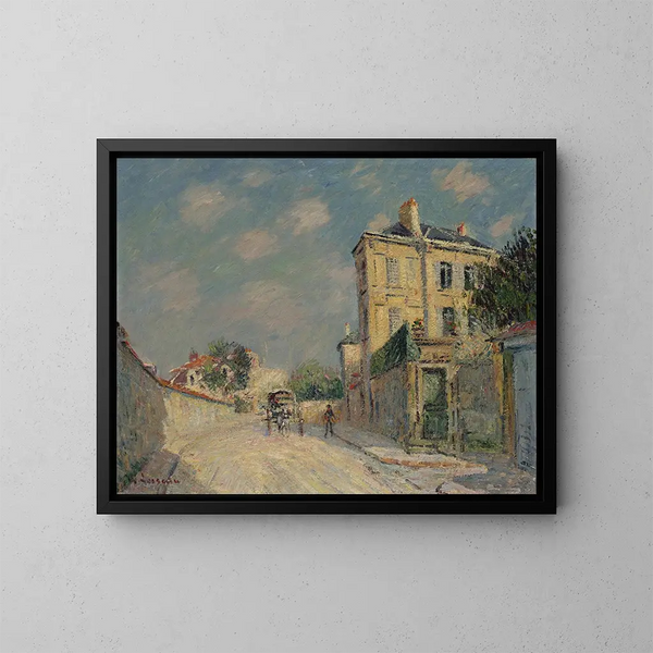 Umgebungen von Paris - Gustave Loiseau — gerahmtes Bild an der Wand