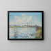 Fabrique des bords de l'Oise - Gustave Loiseau — gerahmtes Bild an der Wand