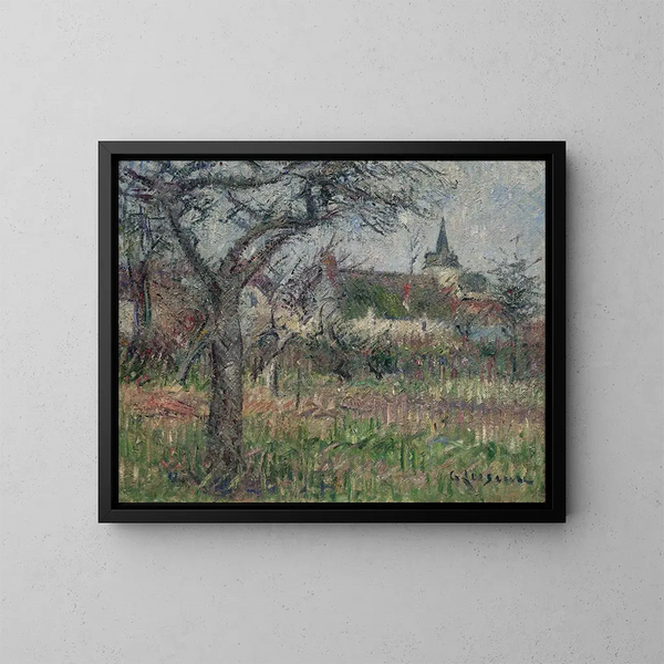 Le Clos de Monsieur Janson à Vaudreuil, Eure - Gustave Loiseau — gerahmtes Bild an der Wand