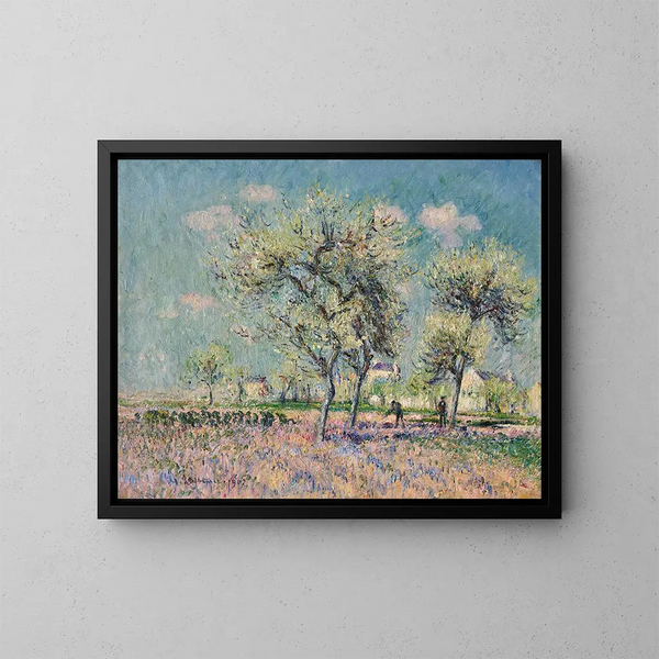 Landschaft - Gustave Loiseau — gerahmtes Bild an der Wand