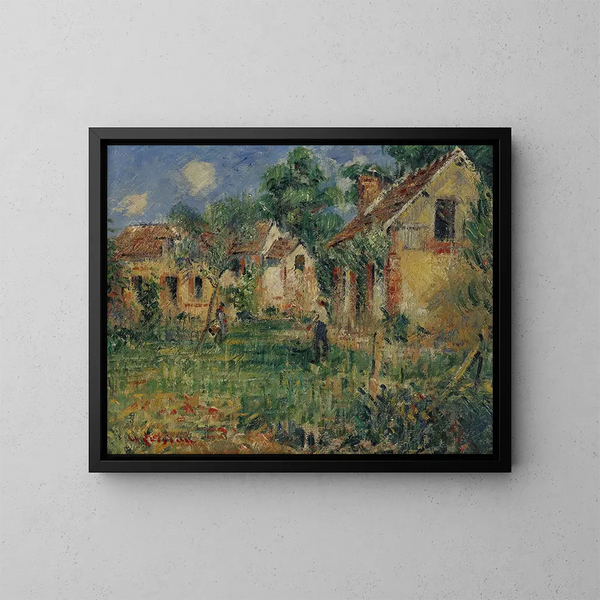 Kleine Farm in der Umgebung von Caen - Gustave Loiseau — gerahmtes Bild an der Wand