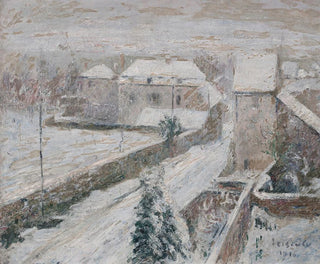 Gustave Loiseau - Vue de Triel sous la neige.webp