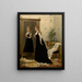 Vor dem Spiegel - Gustave Léonard de Jonghe — gerahmtes Bild an der Wand