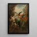 Un saint dans le désert - Gustave Moreau — quadro incorniciato alla parete