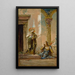 La Sainte et le Poète - Gustave Moreau — gerahmtes Bild an der Wand