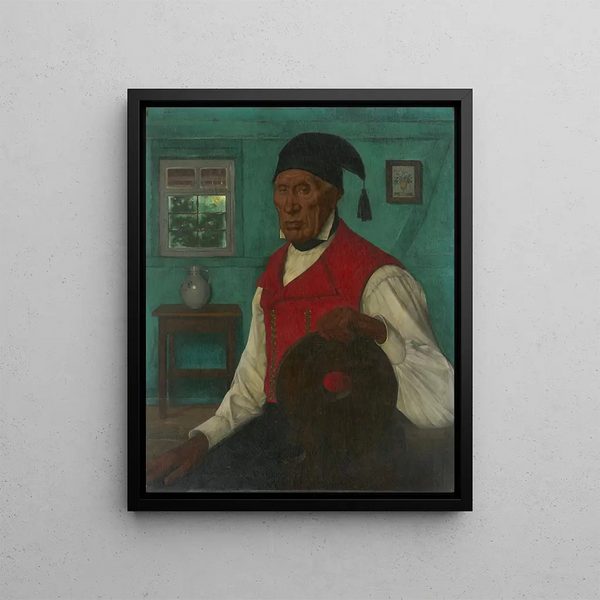 Gustave Stoskopf - Alsatian Farmer Wearing a Red Waistcoat.webp