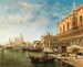 Una vista di Venezia con il Palazzo Ducale e la Punta della Dogana all'orizzonte - Gustave Walckiers — vista dell’opera