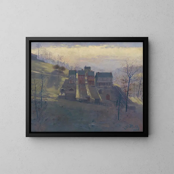 Landschaft Amerika - Gustav Mahler — gerahmtes Bild an der Wand