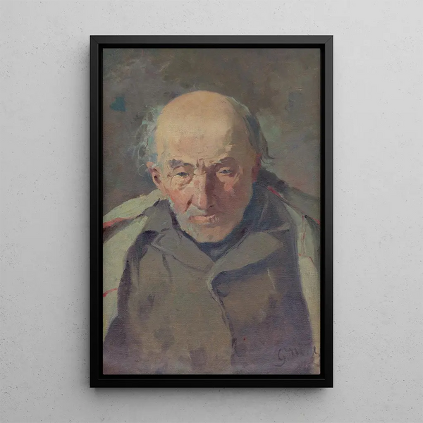 Gustv Mall - Head Study of a Church Beggar.webp