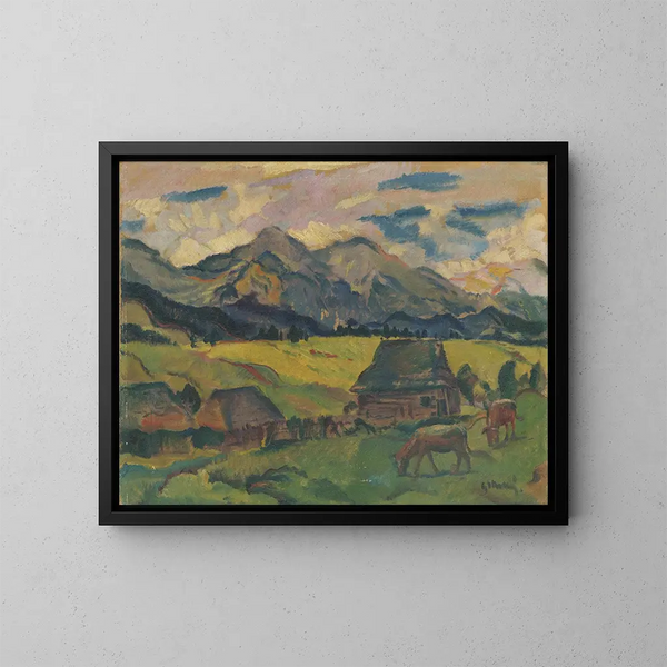 Motivo di diar - Gustav Mahler — quadro incorniciato alla parete
