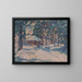 Stimmung des Winters - Gustav Mahler — gerahmtes Bild an der Wand
