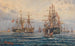 L'imperatore Francesco Giuseppe I a bordo della nave casamatta Archiduc Albrecht - György Greguss — vista dell’opera