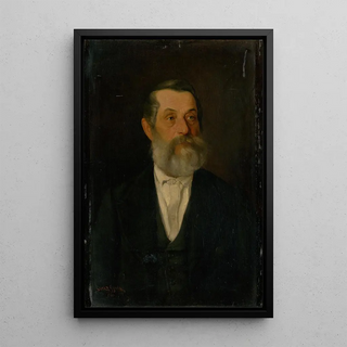 Gyula Stetka - Portrait of an Old Gentleman with Grey Beard.webp