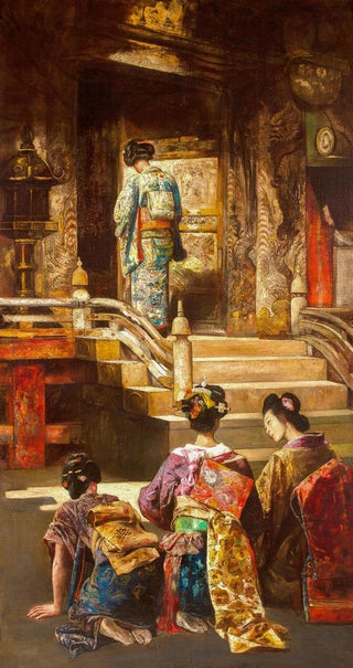 Gyula Tornai - A Japanese princess going to church.webp