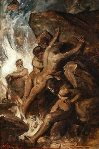 Gyula von Benczur - Vulcan in His Smithy.webp