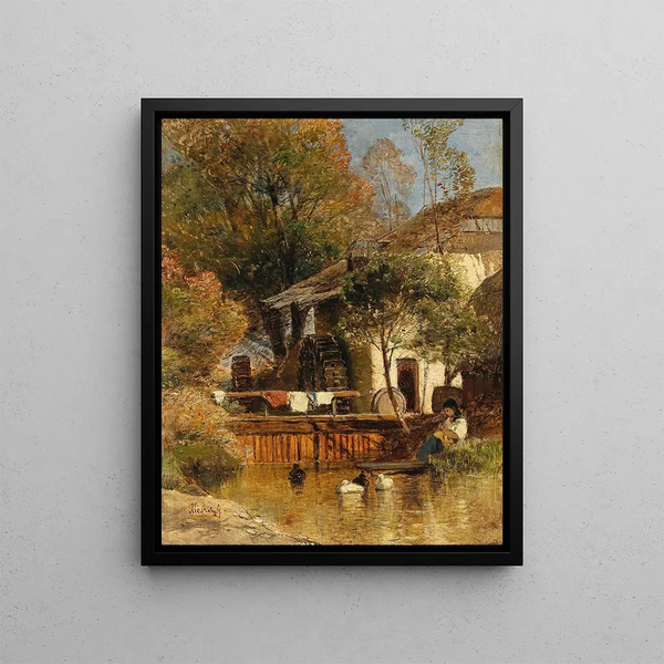 Gza Mszly - Resting by a Mill.webp