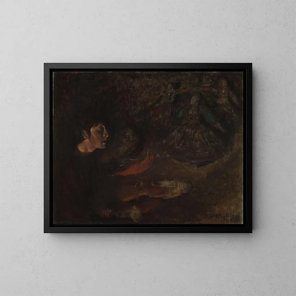 Spielen und Tanzen - Halfdan Egedius — gerahmtes Bild an der Wand