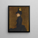 Dame aux gants - Halil Pasha — gerahmtes Bild an der Wand