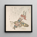 HamaYumi and BuriburiGitcho, toys for boys for New Year celebration - Kubo Shunman — framed artwork on a wall