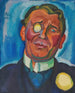 Portrait eines Gentlemans mit Monokel - Hanns Bolz — Ansicht des Kunstwerks