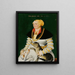 Ritratto di Cléophée Krieg von Bellikon - Hans Asper — quadro incorniciato alla parete