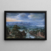 Paesaggio con vista di Anversa - Hans Bol — quadro incorniciato alla parete