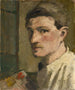 Selbstporträt mit Palette - Hans Brühlmann — Ansicht des Kunstwerks