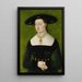 Katharina Merian - Hans Brosamer — framed artwork on a wall