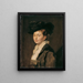 Portrait einer Dame - Hans Canon — gerahmtes Bild an der Wand