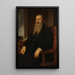 L'écrivain Emmerich Ranzoni - Hans Canon — gerahmtes Bild an der Wand