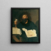 Saint Benoît de Nursie - Hans Canon — gerahmtes Bild an der Wand