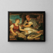 La poissonnière - Hans Canon — quadro incorniciato alla parete