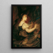Vendeuse de poissons - Hans Canon — gerahmtes Bild an der Wand