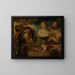 Die Weinlese - Hans Canon — gerahmtes Bild an der Wand