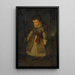 Portrait eines Kindes Gronichte Hans Canon - Hans Canon — gerahmtes Bild an der Wand