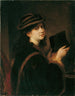 Mädchen mit Stereoskop - Hans Canon — Ansicht des Kunstwerks