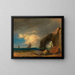 Studio del mare con barche da pesca - Hans Canon — quadro incorniciato alla parete