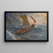 Fin de la terre avant la tempête - Hans Dahl — framed artwork on a wall