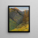 L'Augustenberg of the Malbuntal Valley - Hans Gantner — framed artwork on a wall