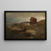 Haus am Fischerort in Lillesand - Hans Gude — gerahmtes Bild an der Wand