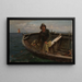 Pêcheur de Rügen - Hans Gude — gerahmtes Bild an der Wand
