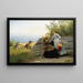 Donne al sole - Hans Gude — quadro incorniciato alla parete