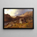 Vallée de Lledr nel Galles - Hans Gude — quadro incorniciato alla parete