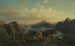 Alte terre norvegesi all'alba - Hans Gude — vista dell’opera
