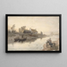 Embouchure de la rivière à Brodick, Arran, Écosse - Hans Gude — quadro incorniciato alla parete