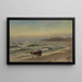 Tempesta a Rügen - Hans Gude — quadro incorniciato alla parete