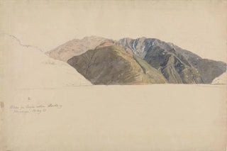 Hans Gude - The Mountain Bleia by Sognefjorden.webp