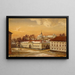 L'École d'équitation au château d'Akershus - Hans Gude — quadro incorniciato alla parete