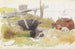 Luogo di lavaggio sulla spiaggia di Feste - Hans Gude — vista dell’opera