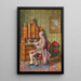 L'Amateur d'art - Hans Hamza — gerahmtes Bild an der Wand